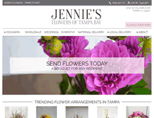 Tablet Screenshot of jennies.com